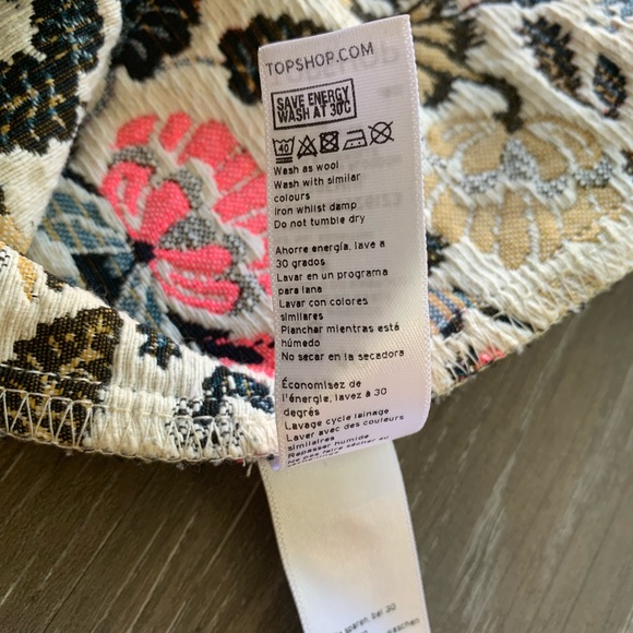 TopShop embroidered mini skirt - Picture 6 of 7